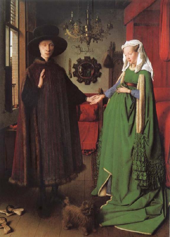 Jan Van Eyck Betrothal of the Arnolfinis Sweden oil painting art